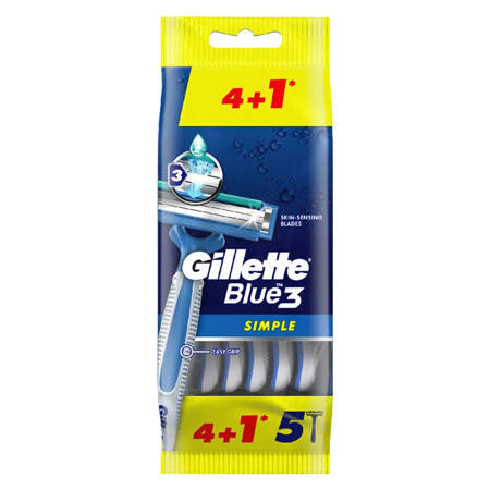 Gillette Blue 3 Simple Maszynka jednorazowa 5 szt.